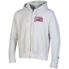 Washington Commanders Champion Reverse Weave Full-Zip Hoodie - Heather Gray discount