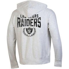 Las Vegas Raiders Champion Reverse Weave Full-Zip Hoodie - Heather Gray for sale