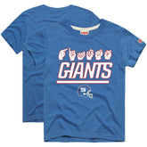 New York Giants Homage Youth Love Sign x ASL 2.0 Tri-Blend T-Shirt - Royal sale