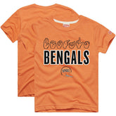 Cincinnati Bengals Homage Youth Love Sign x ASL 2.0 Tri-Blend T-Shirt - Orange sale