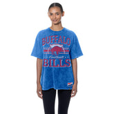 Buffalo Bills New Era Women's Throwback Oversized T-Shirt - Royal cheap