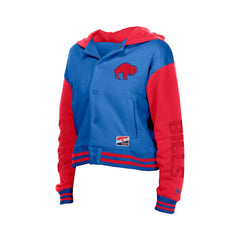 Buffalo Bills New Era Women's Throwback Full-Snap Hooded Jacket - Royal online
