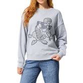 Dallas Cowboys Terez Women's Retro Gems Fleece Crewneck Sweatshirt - Gray discount