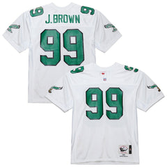 Jerome Brown Philadelphia Eagles 1991 Authentic Throwback Retired Player Jersey - White on sale