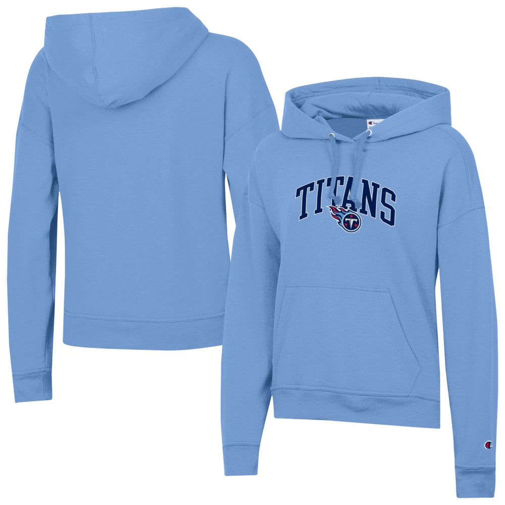 Tennessee Titans Champion Women's Powerblend Hoodie - Light Blue cheap