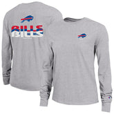 Buffalo Bills Champion Women's Core Long-Sleeve T-Shirt - Heather Gray sale