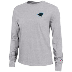 Carolina Panthers Champion Women's Core Long-Sleeve T-Shirt - Heather Gray cheap