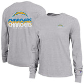 Los Angeles Chargers Champion Women's Core Long-Sleeve T-Shirt - Heather Gray on sale