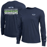 Seattle Seahawks Champion Women's Core Long-Sleeve T-Shirt - College Navy outlet