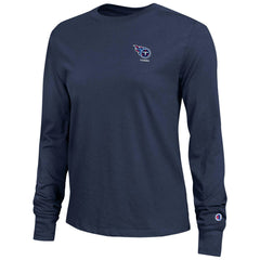 Tennessee Titans Champion Women's Core Long-Sleeve T-Shirt - Navy on sale