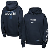 Minnesota Timberwolves Youth Courtside Club Premiere Hoodie - Navy cheap