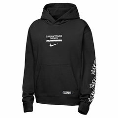 San Antonio Spurs Youth Courtside Club Premiere Hoodie - Black online