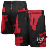 Chicago Bulls Youth Courtside Pro Shot Dri-FIT Mesh Practice Shorts - Black/Red shop