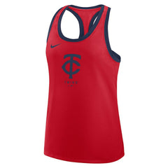 Minnesota Twins Women's Tri-Blend Dri-FIT Racerback Tank Top Red