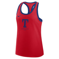 Texas Rangers Women's Tri-Blend Dri-FIT Racerback Tank Top Red