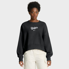 Los Angeles Dodgers Women's Oversized Primetime Sweatshirt Black