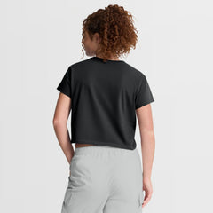 Seattle Mariners Women's Mod Cropped T-Shirt Black
