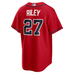 Austin Riley Atlanta Braves Alternate 2 Replica Jersey Red