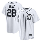 Javier Báez Detroit Tigers Home Replica Jersey White