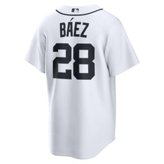 Javier Báez Detroit Tigers Home Replica Jersey White