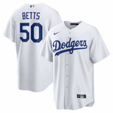 Mookie Betts Los Angeles Dodgers Home Replica Jersey White