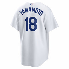 Yoshinobu Yamamoto Los Angeles Dodgers Home Replica Jersey White