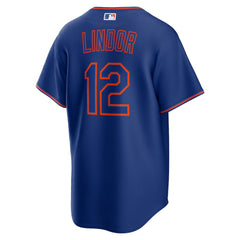 Francisco Lindor New York Mets Alternate Replica Jersey Royal