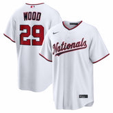 James Wood Washington Nationals Home Replica Jersey White