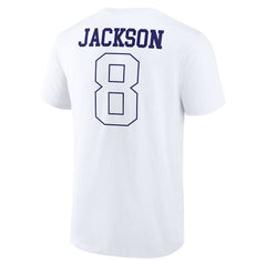 Lamar Jackson Baltimore Ravens Tonal Name & Number T-Shirt - White sale