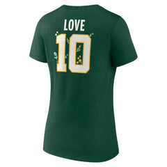 Jordan Love Green Bay Packers Women's Floral Name & Number V-Neck T-Shirt - Green online