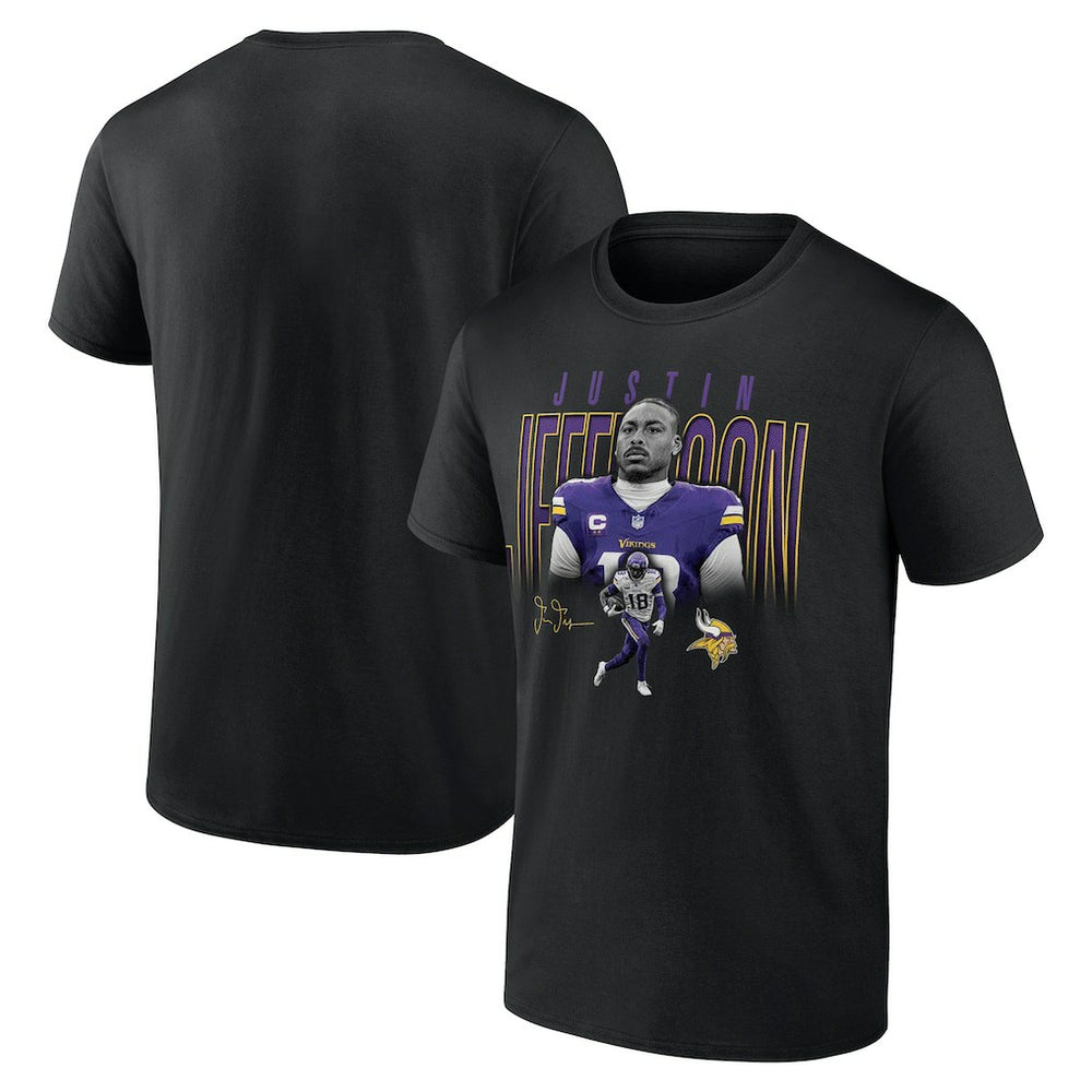 Justin Jefferson Minnesota Vikings Humble Shadow Player T-Shirt - Black online