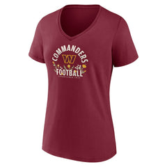 Jayden Daniels Washington Commanders Women's Floral Name & Number V-Neck T-Shirt - Garnet discount