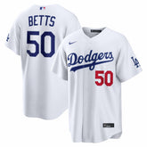 Mookie Betts Los Angeles Dodgers Home Stadium Jersey White
