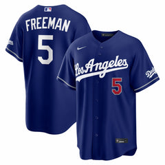 Freddie Freeman Los Angeles Dodgers Alternate Stadium Jersey Royal