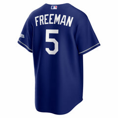 Freddie Freeman Los Angeles Dodgers Alternate Stadium Jersey Royal
