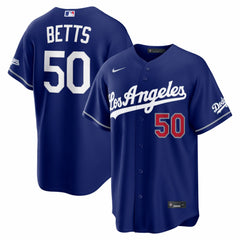 Mookie Betts Los Angeles Dodgers Alternate Stadium Jersey Royal