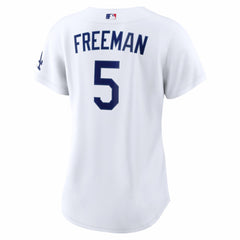 Freddie Freeman Los Angeles Dodgers Women's Home Stadium Jersey White
