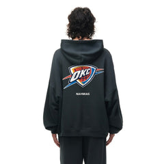 Oklahoma City Thunder Unisex Miracle Academy x NBA Collection Vintage Sunfade Hoodie - Heather Black online