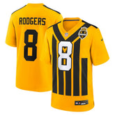 Aaron Rodgers Pittsburgh Steelers Alternate 1933 Throwback Game Jersey - Gold online