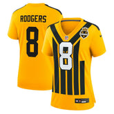 Aaron Rodgers Pittsburgh Steelers Women's Alternate 1933 Throwback Game Jersey - Gold outlet