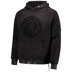 Minnesota Timberwolves Protege Eco-Friendly Functional Suede Fashion Tonal Hoodie - Black online