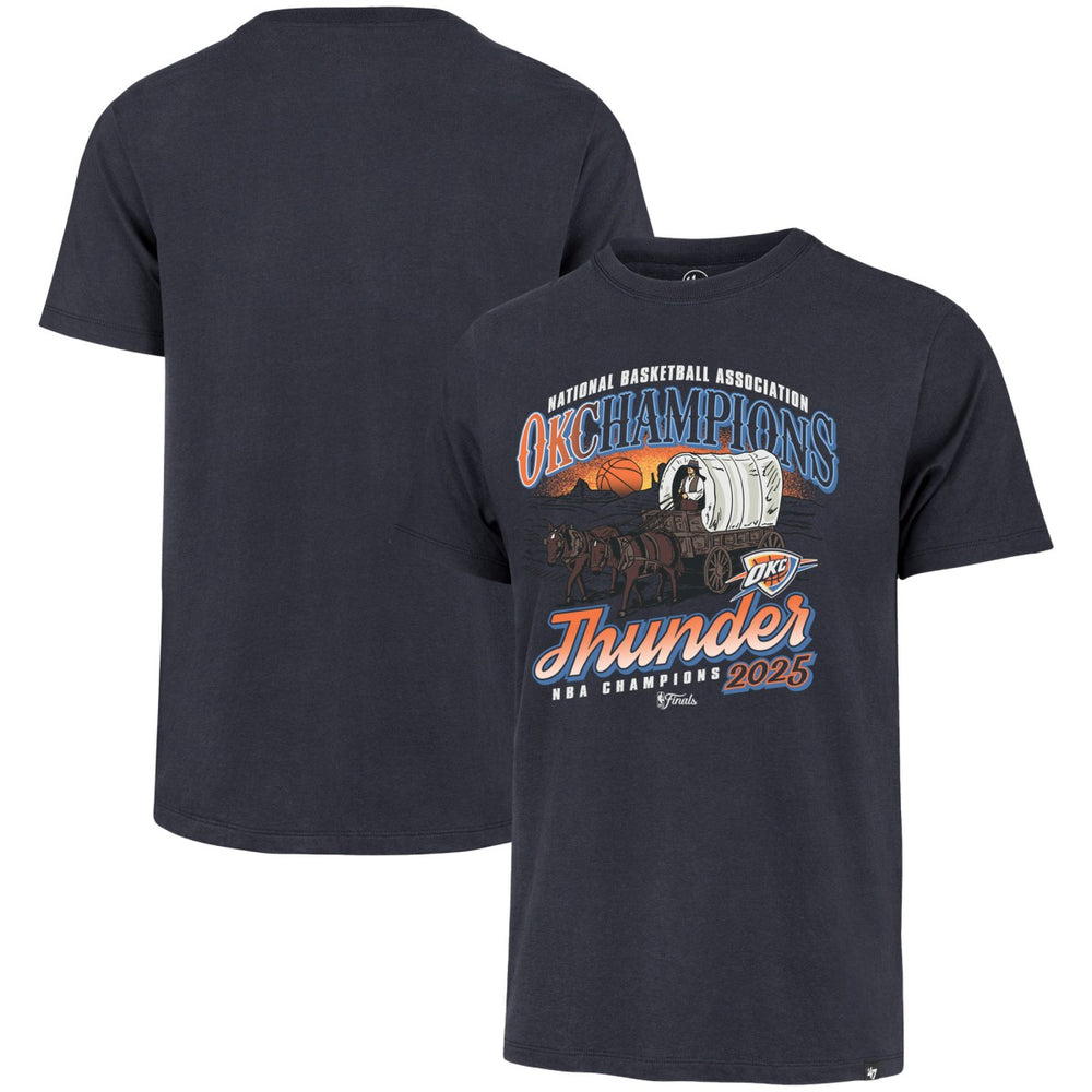 Oklahoma City Thunder '47 2025 NBA Finals Champions Hometown Local Franklin T-Shirt - Navy sale