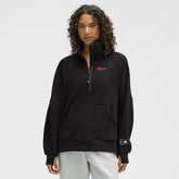 Philadelphia Flyers lululemon Women's Long Scuba Oversized Half-Zip Funnel Neck - Black