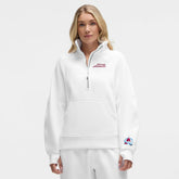 Colorado Avalanche lululemon Women's Long Scuba Oversized Half-Zip Funnel Neck - White