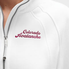 Colorado Avalanche lululemon Women's Long Scuba Oversized Half-Zip Funnel Neck - White