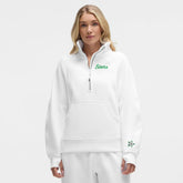 Dallas Stars lululemon Women's Long Scuba Oversized Half-Zip Funnel Neck - White