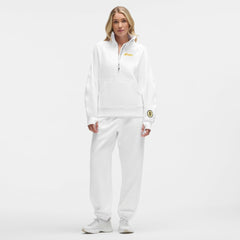 Boston Bruins lululemon Women's Long Scuba Oversized Half-Zip Funnel Neck - White