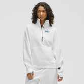 Minnesota Wild lululemon Women's Long Scuba Oversized Half-Zip Funnel Neck - White