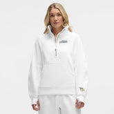Nashville Predators lululemon Women's Long Scuba Oversized Half-Zip Funnel Neck - White