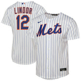 Francisco Lindor New York Mets Youth Home Replica Player Jersey White